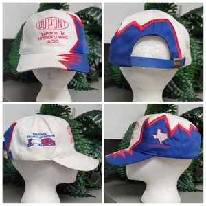 Vtg Dupont LaPorte TX Hydrofluoric Acid Sentinel Transportation Sharktooth Hat